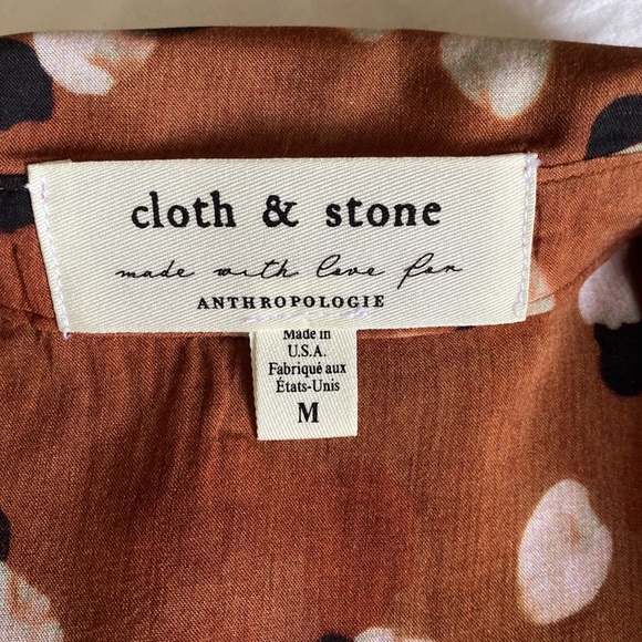 Anthropologie Cloth & Stone Relaxed Buttondown Shirt M - Picture 6 of 9